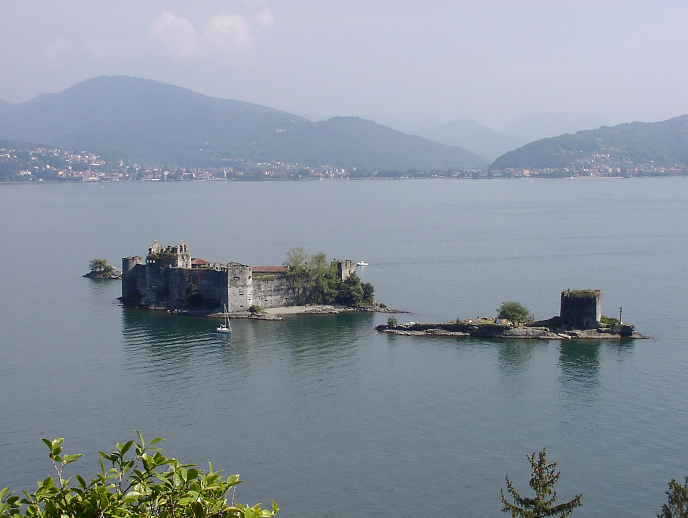 Das Burg 'La Vitaliano' lag direkt vor dem Schlafzimmer